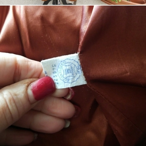 Vintage  tweedy double breasted wool Trench L- 1X NWT - Picture 9 of 16